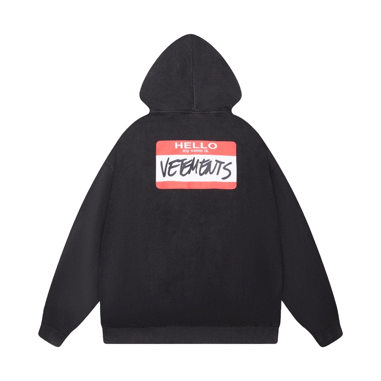 Vetements 'My name is' Hoodie 'Red'