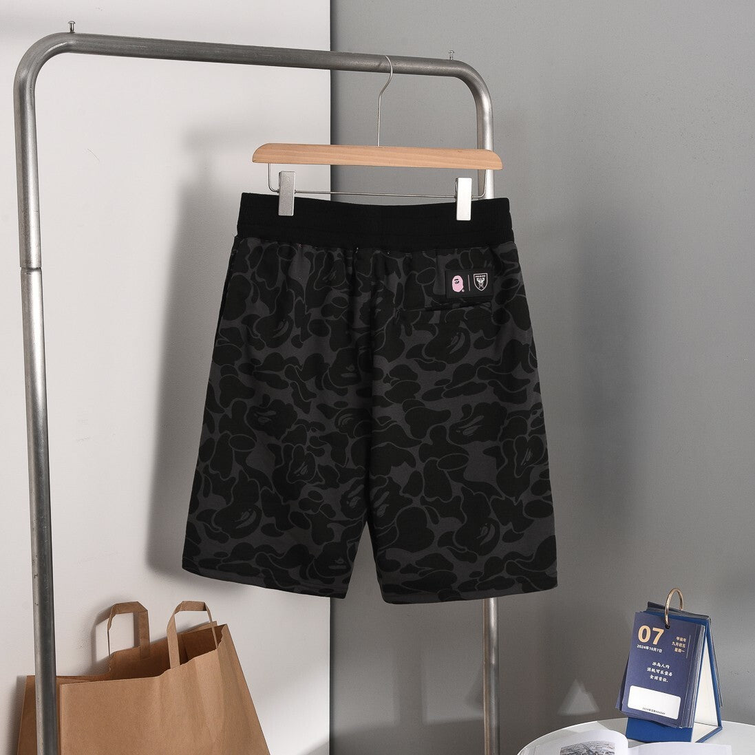Bape x Inter Miami Camo Shorts Black