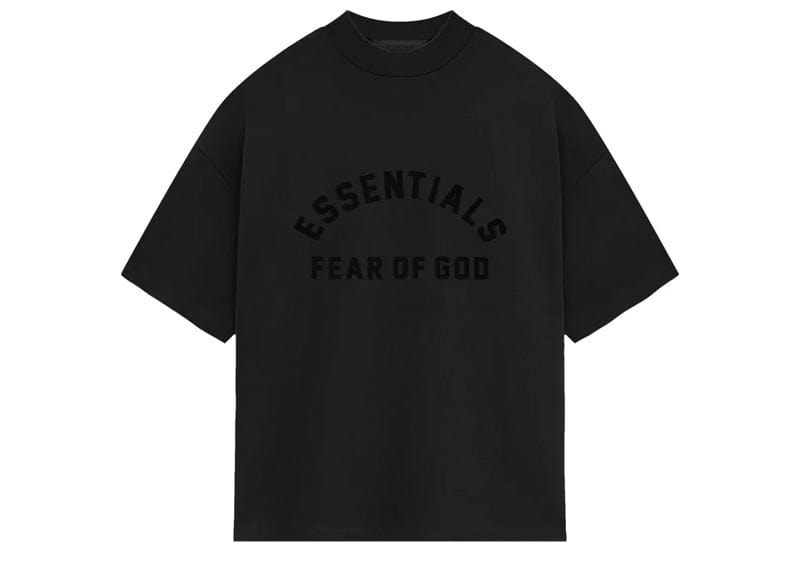 Fear of God Essentials T-shirt - "Jet Black"