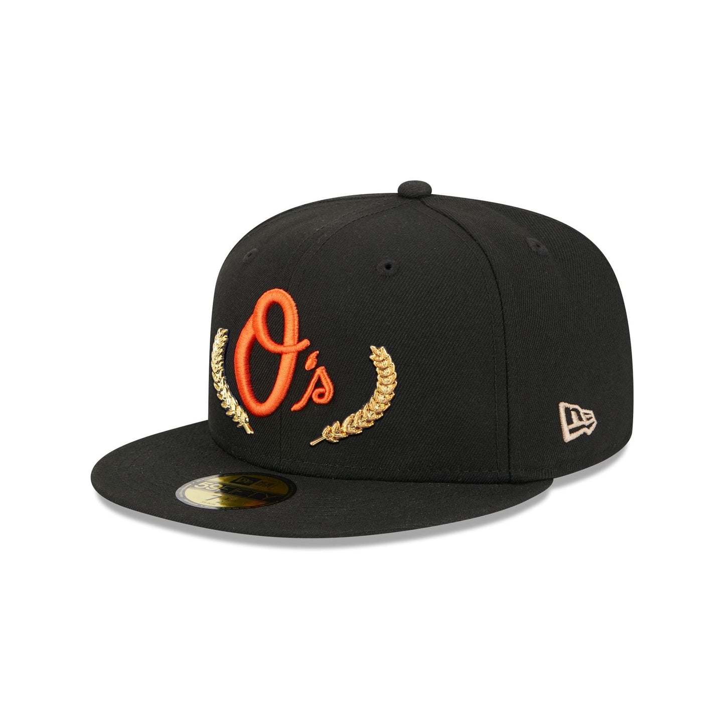 Baltimore Orioles Gold Leaf 59FIFTY Fitted Hat