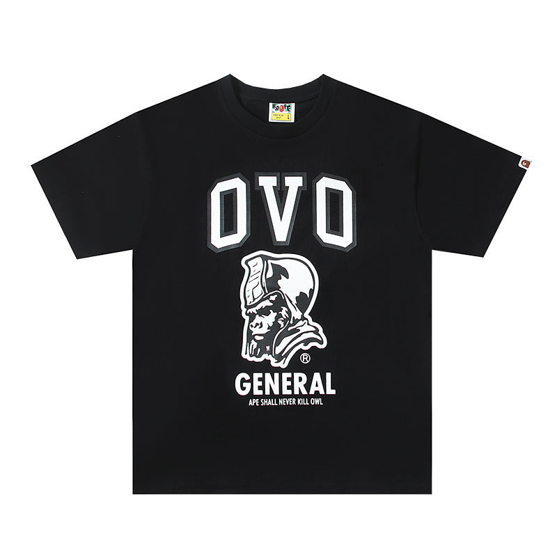 BAPE x OVO General Tee Black