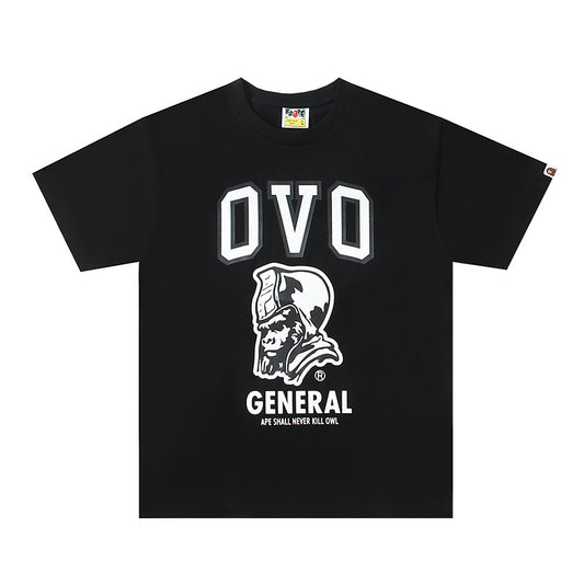 BAPE x OVO General Tee Black