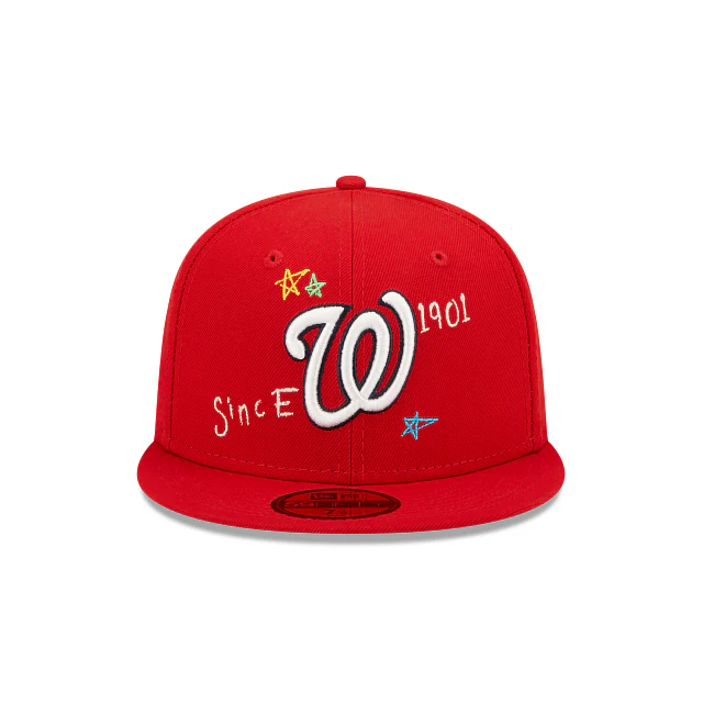 Washington Nationals Scribble Collection 2022 59FIFTY Fitted Hat