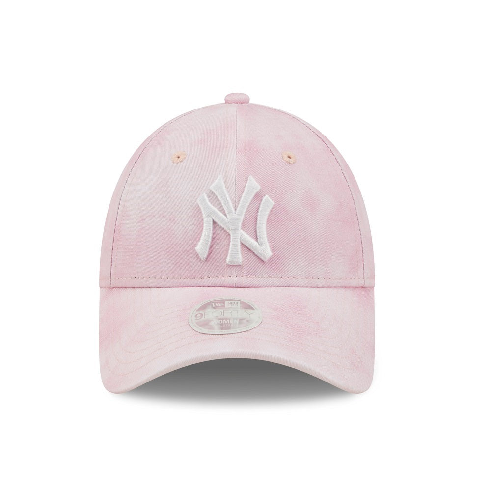 New York Yankees 9FORTY Womens Pastel Tie Dye Pink Cap