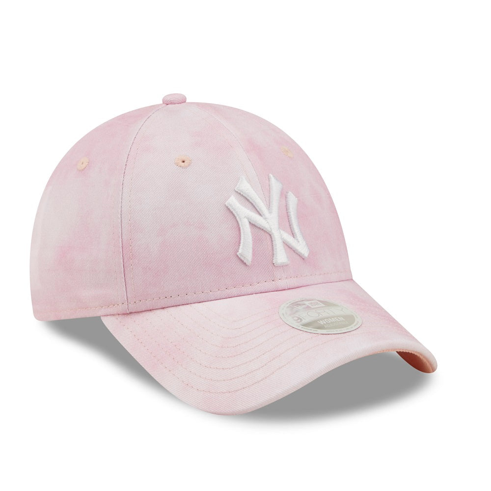 New York Yankees 9FORTY Womens Pastel Tie Dye Pink Cap