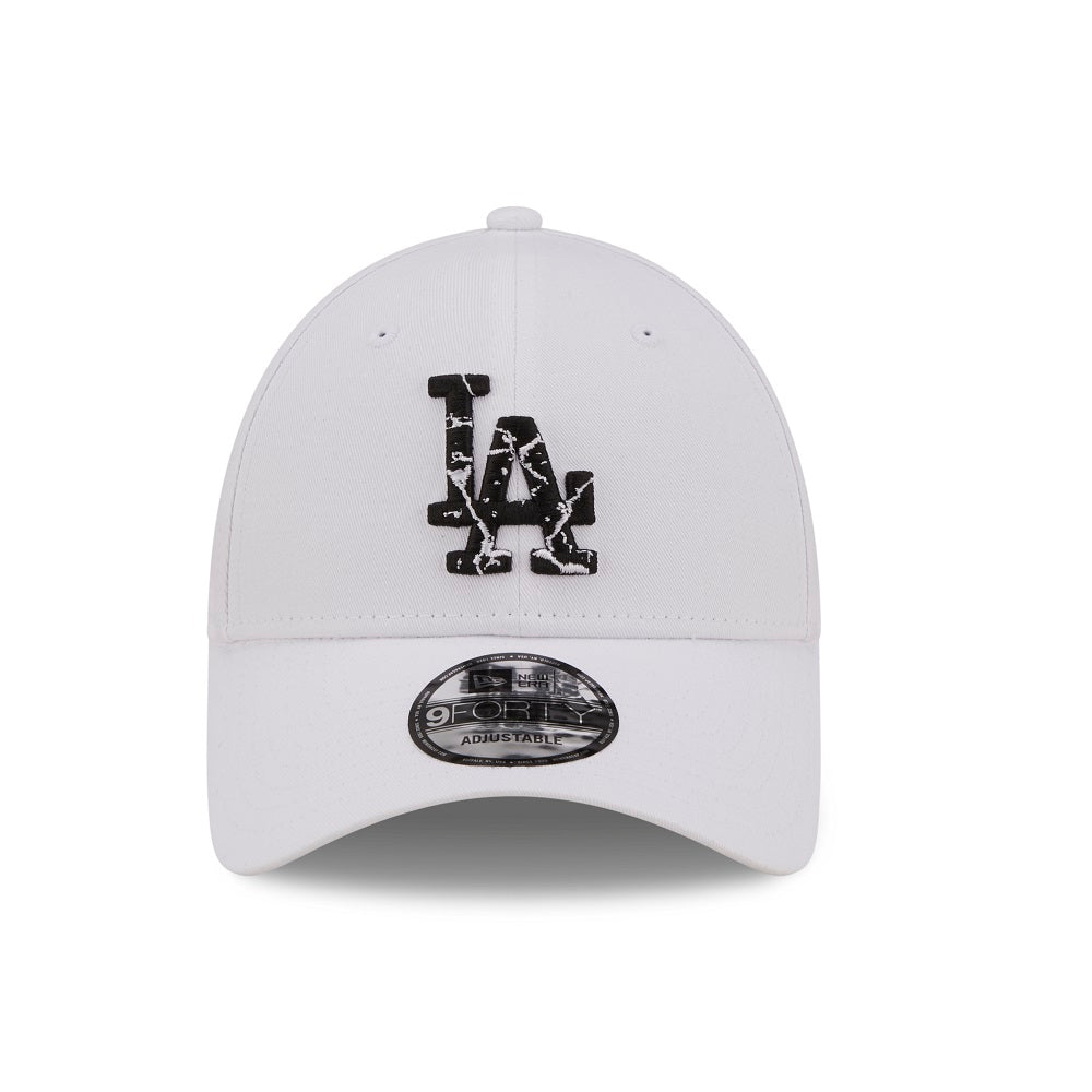 Los Angeles Dodgers 9FORTY Marble Infill White Cap