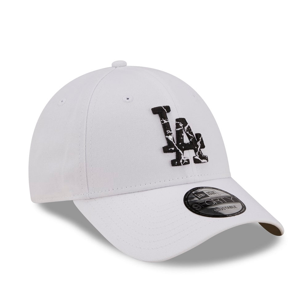 Los Angeles Dodgers 9FORTY Marble Infill White Cap