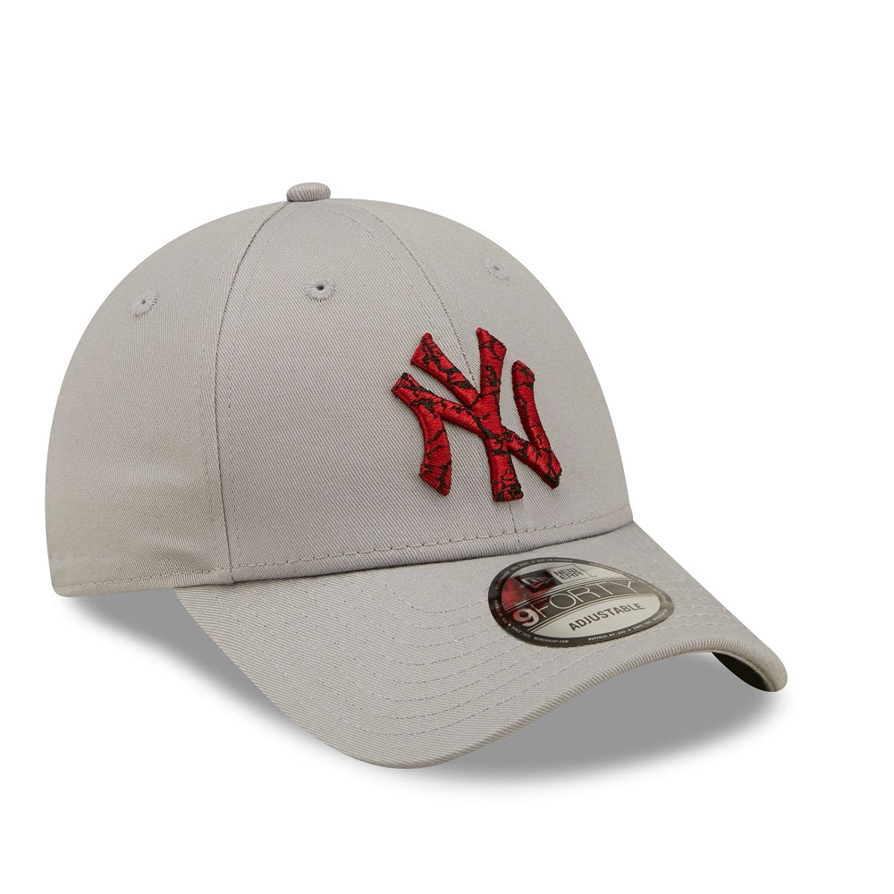 New York Yankees 9FORTY Marble Infill Grey Cap