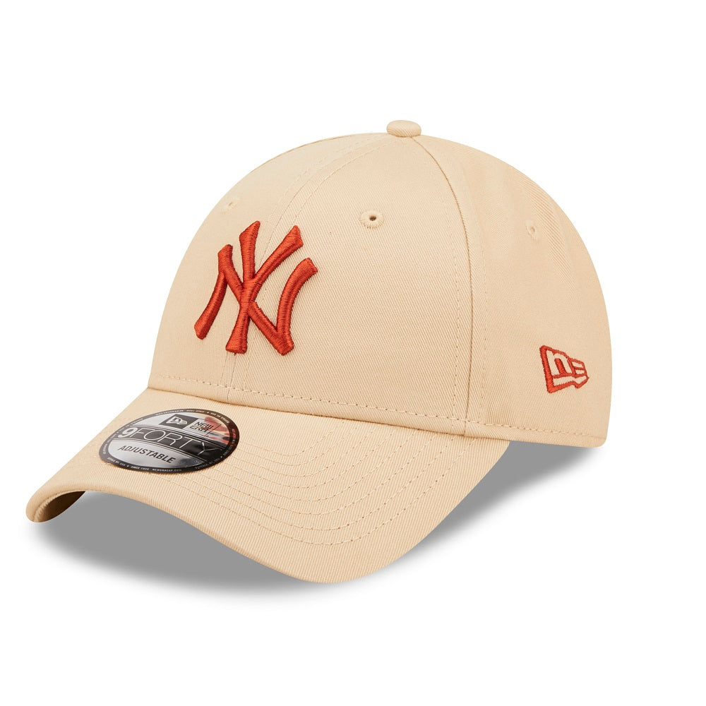 New York Yankees 9FORTY League Essential Oatmeal Cap