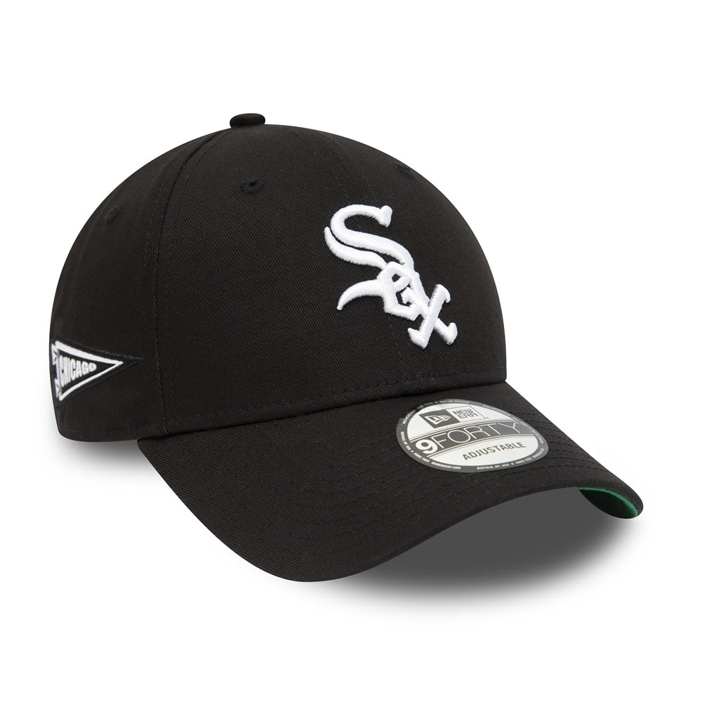 Chicago White Sox 9FORTY Team Side Patch Black Cap
