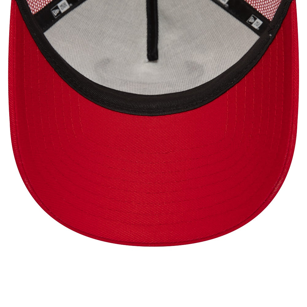 Chicago Bulls Trucker A-Frame Team Colour Red Cap