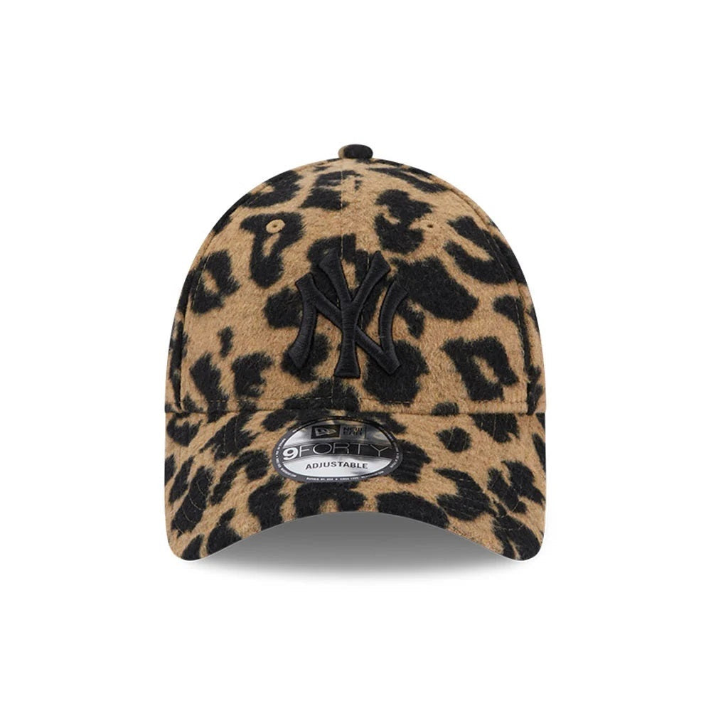 New York Yankees 9FORTY Womens Leopard Camel Cap