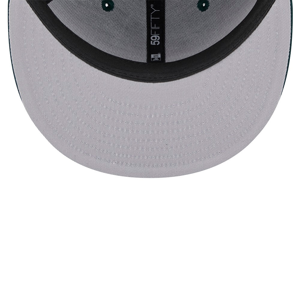Oakland Athletics 59FIFTY MLB Reverse Logo Green Cap