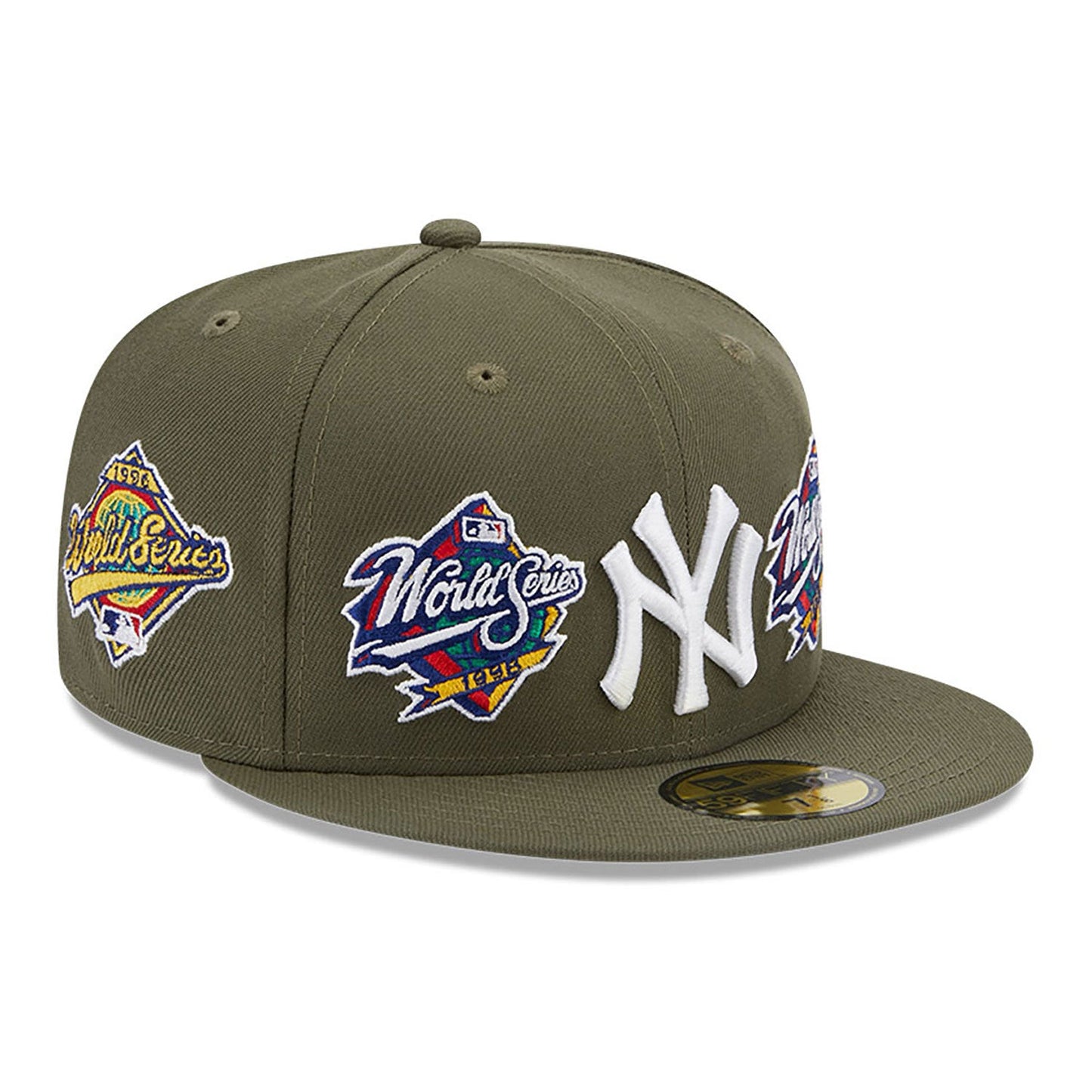 New York Yankees 59FIFTY MLB World Series Olive Cap