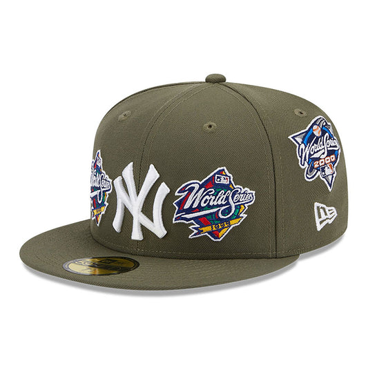 New York Yankees 59FIFTY MLB World Series Olive Cap