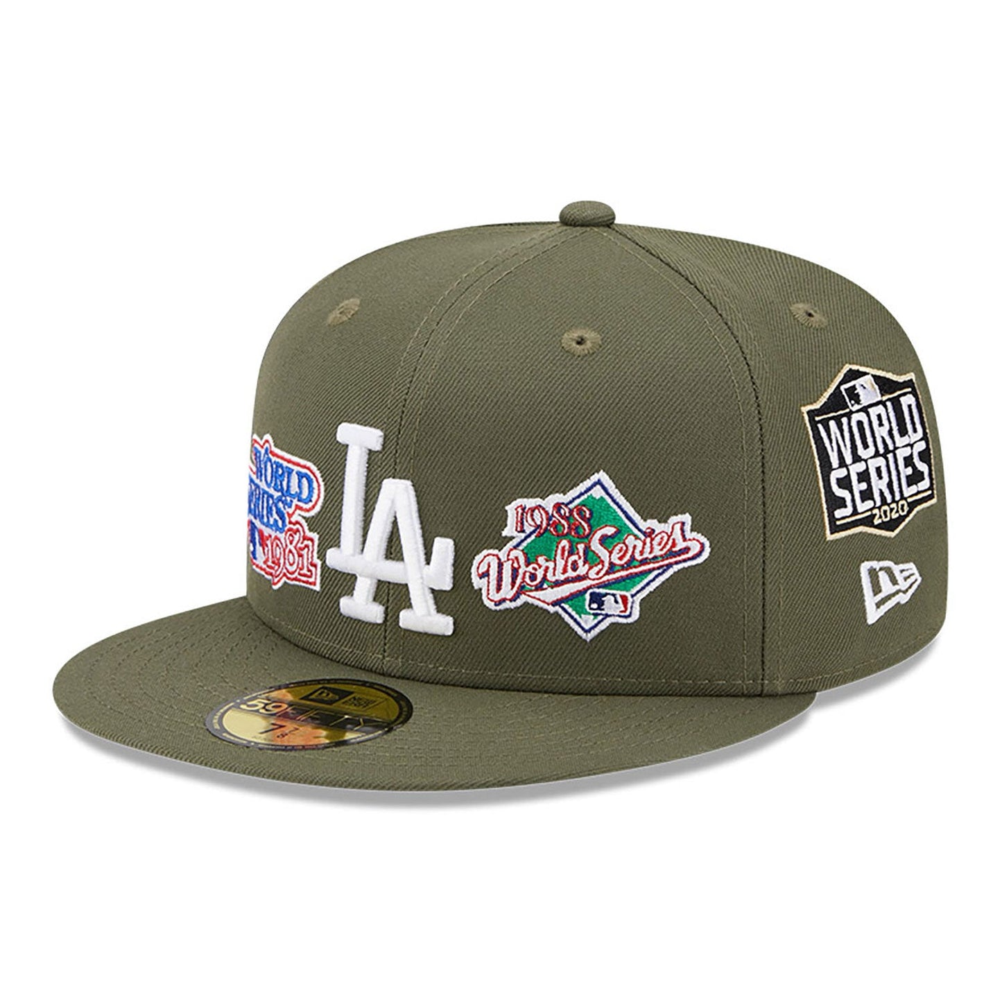 Los Angeles Dodgers 59FIFTY MLB World Series Olive Cap