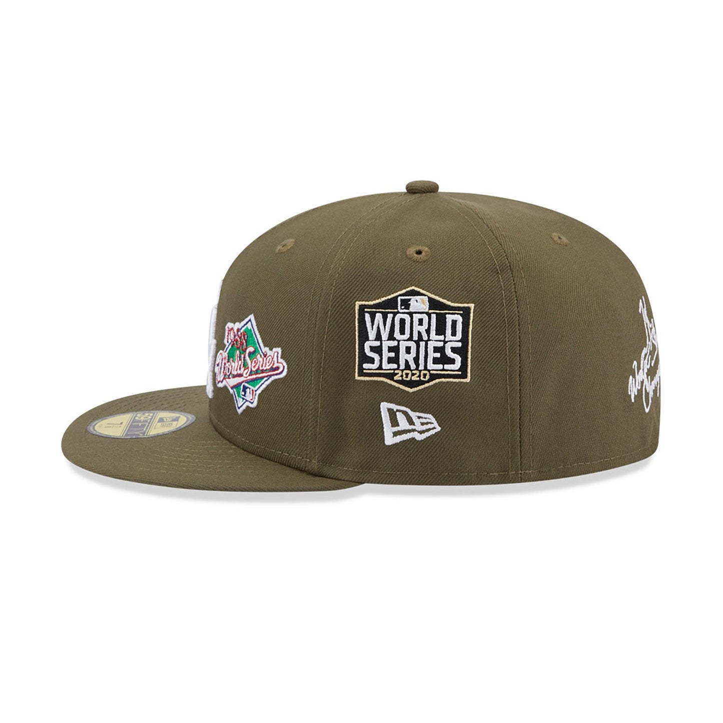 Los Angeles Dodgers 59FIFTY MLB World Series Olive Cap