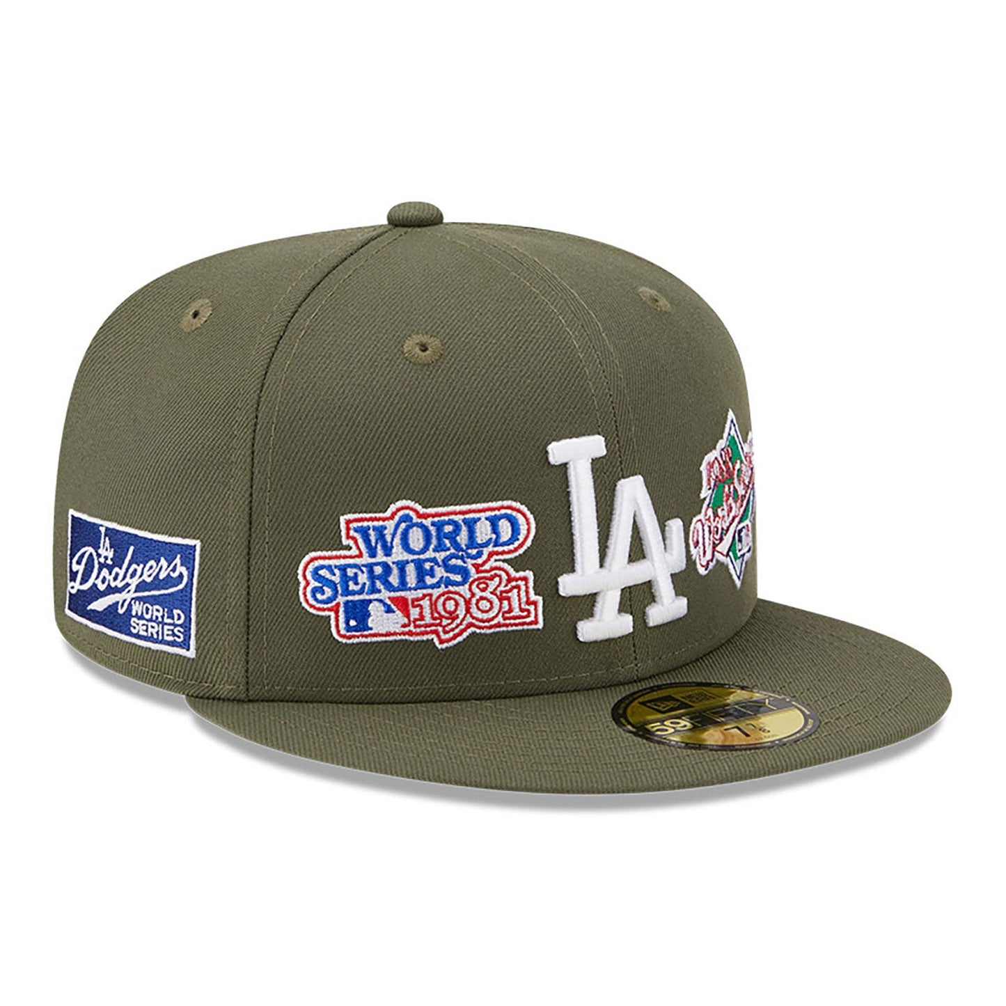 Los Angeles Dodgers 59FIFTY MLB World Series Olive Cap