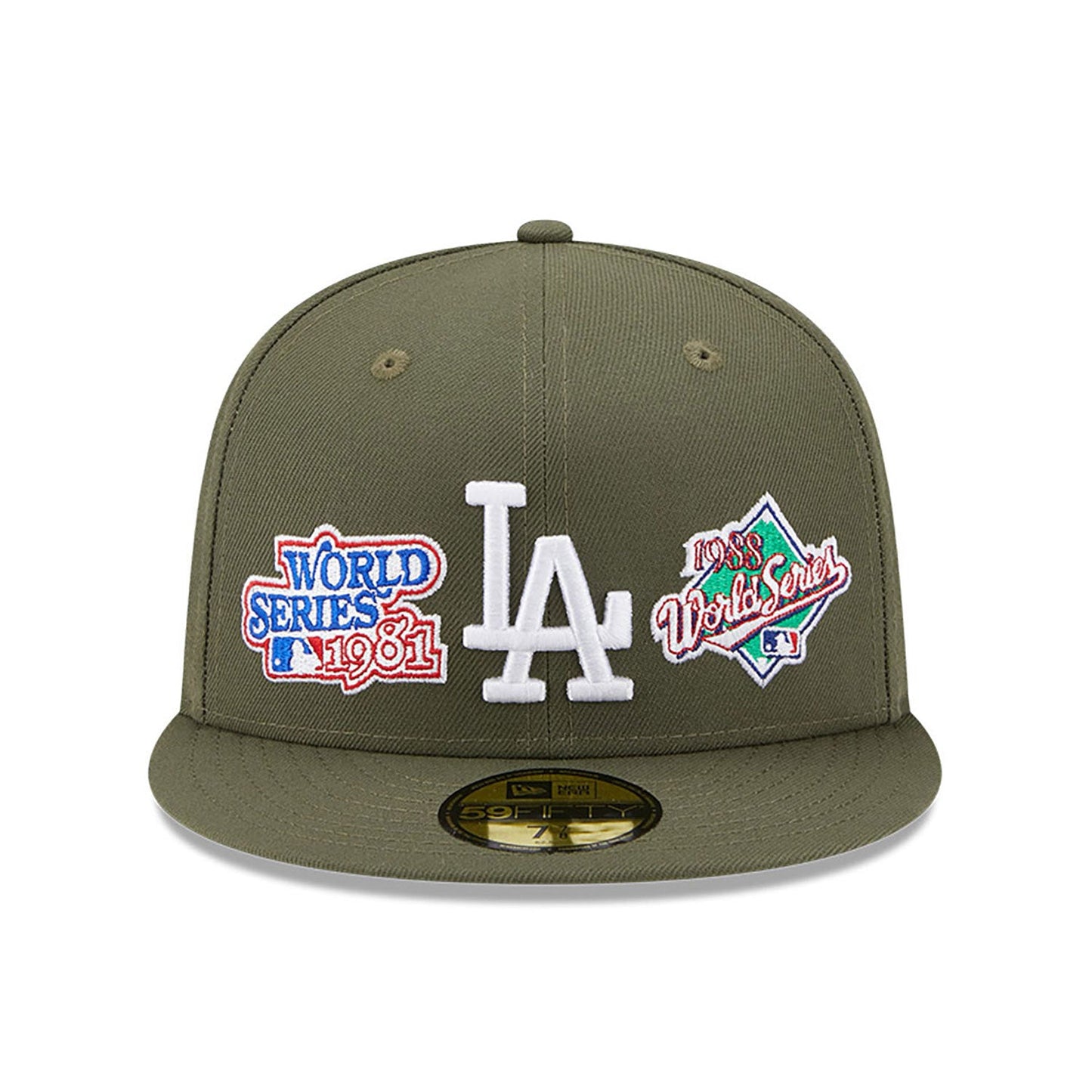 Los Angeles Dodgers 59FIFTY MLB World Series Olive Cap