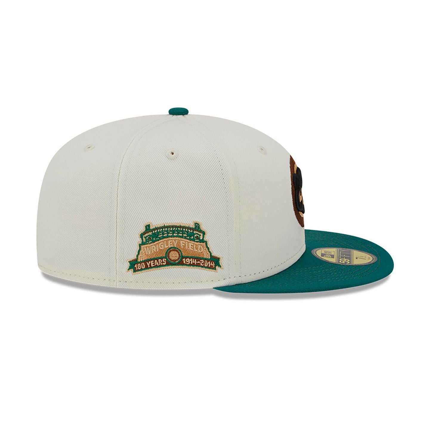 Chicago Cubs 59FIFTY Camp 16753 Stone/Green Cap