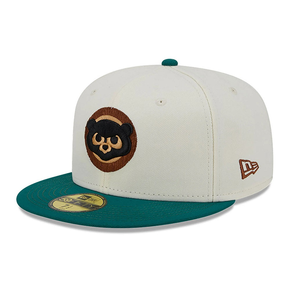 Chicago Cubs 59FIFTY Camp 16753 Stone/Green Cap