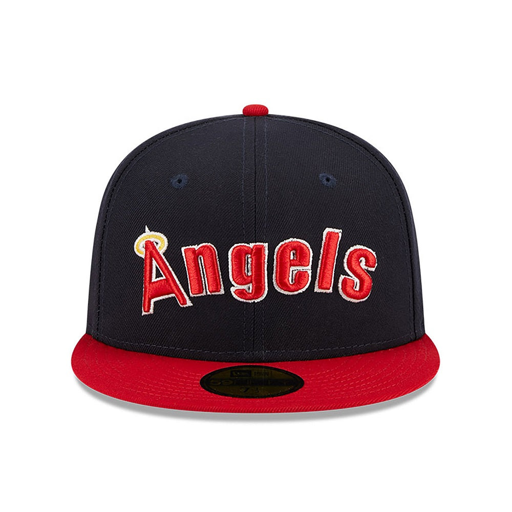 California Angels 59FIFTY Retro Jersey Script Navy/Red Cap