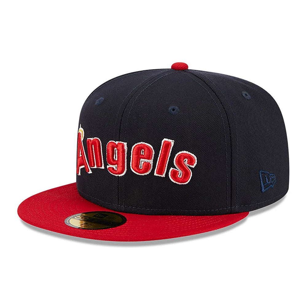 California Angels 59FIFTY Retro Jersey Script Navy/Red Cap