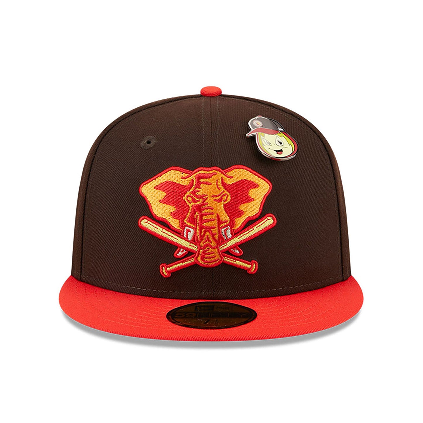 Oakland Athletics 59FIFTY The Elements Brown/Red Cap