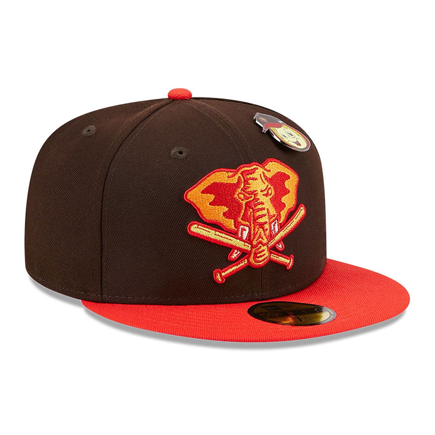Oakland Athletics 59FIFTY The Elements Brown/Red Cap