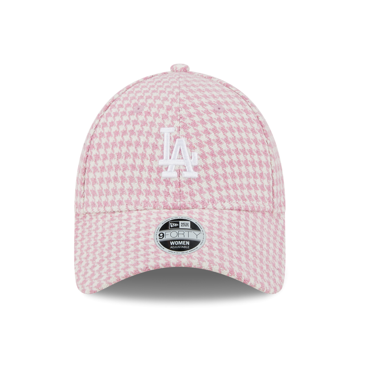 Los Angeles Dodgers 9FORTY Womens Houndstooth Pink Cap