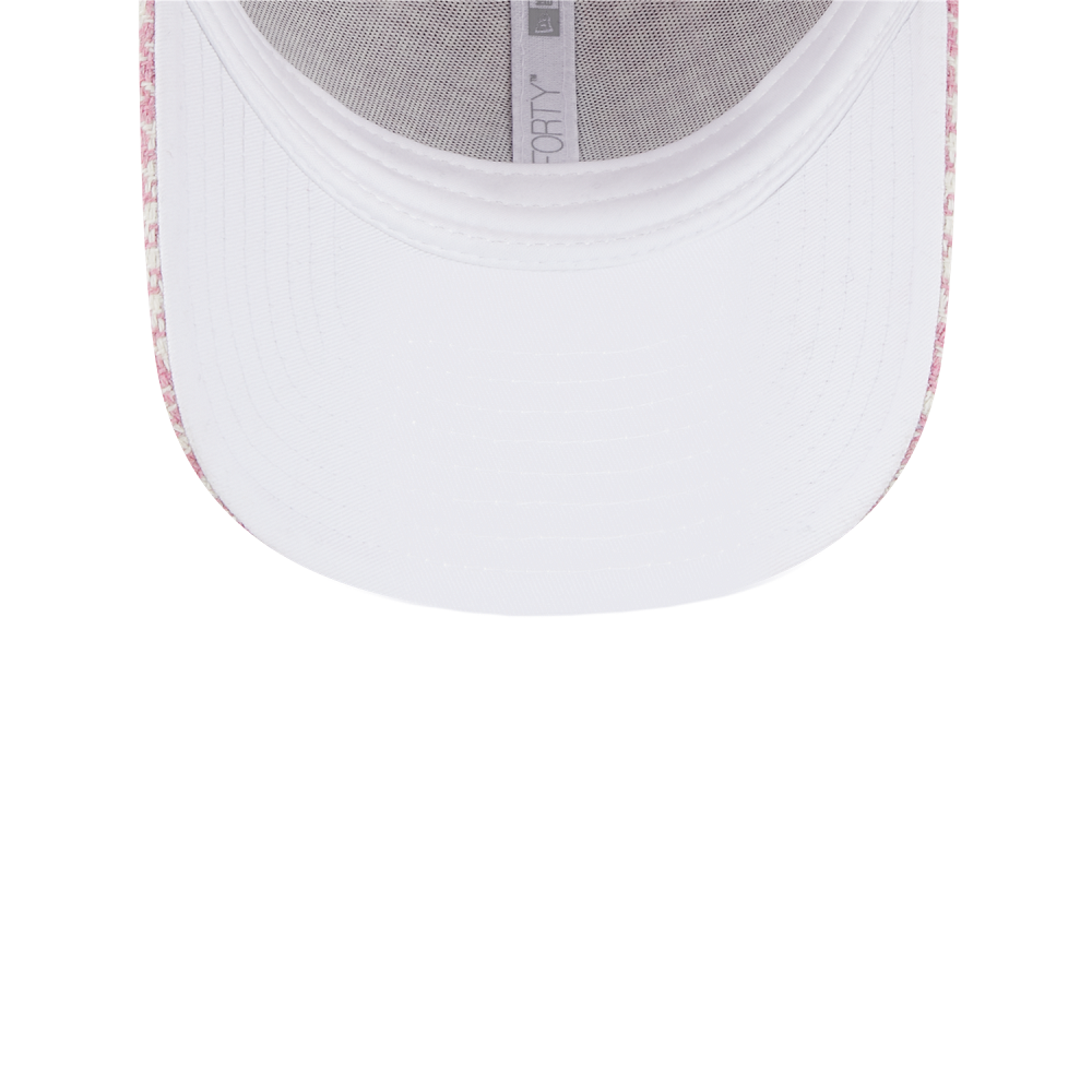 Los Angeles Dodgers 9FORTY Womens Houndstooth Pink Cap