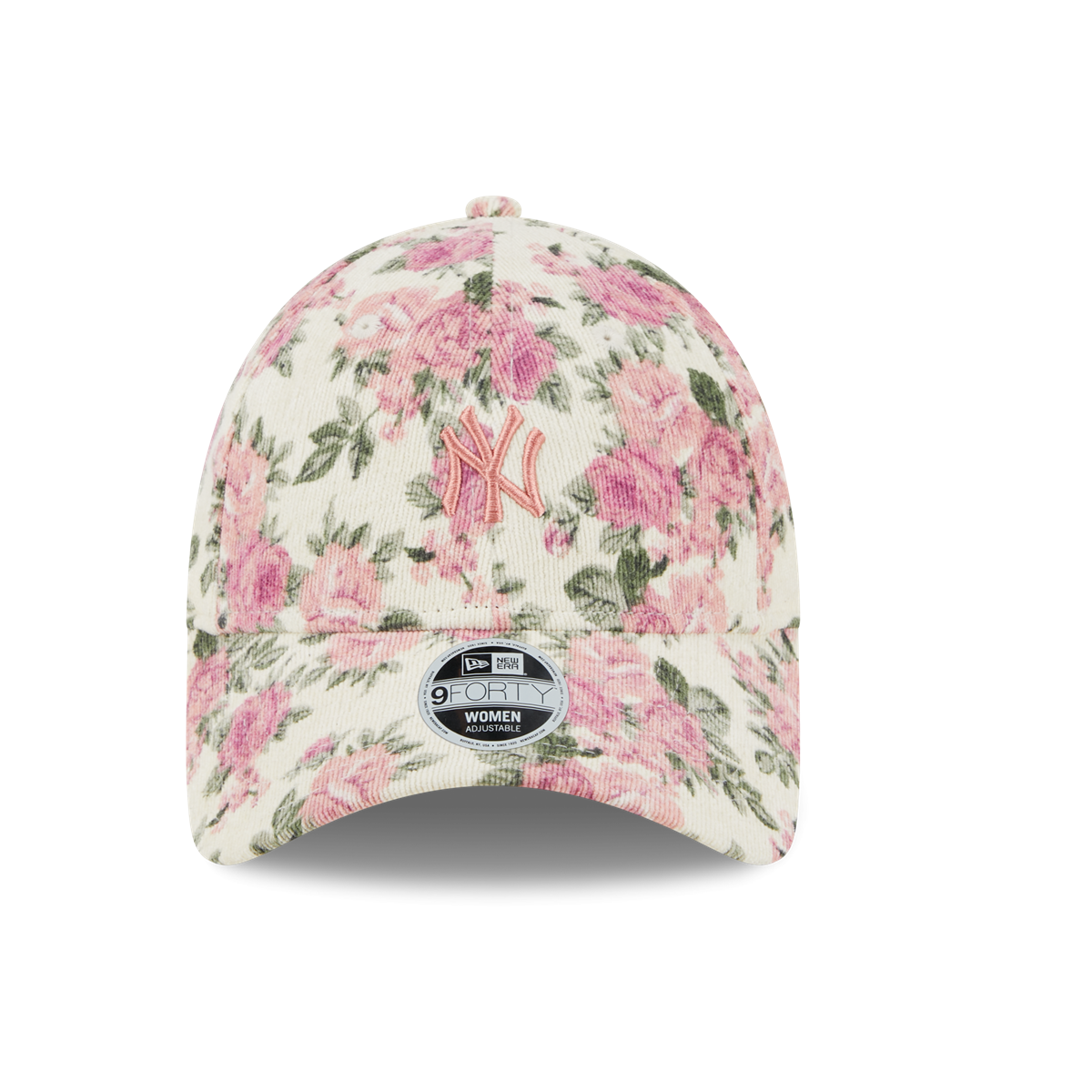 New York Yankees 9FORTY Womens Floral Cord Stone Cap