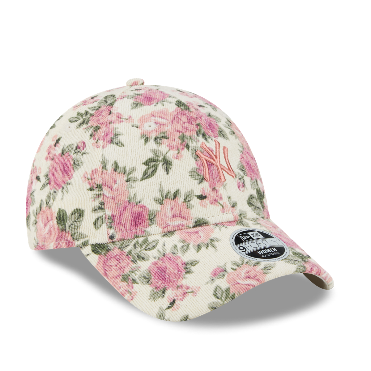 New York Yankees 9FORTY Womens Floral Cord Stone Cap