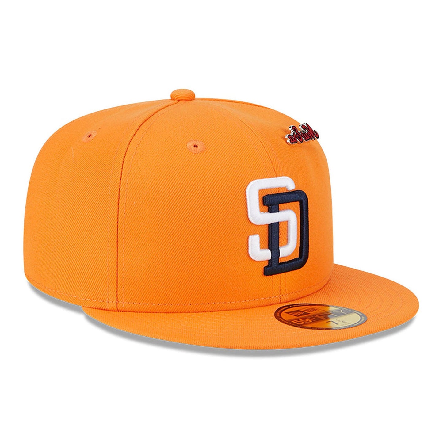 San Diego Padres 59FIFTY MLB Cooperstown Pin Pack Orange Cap
