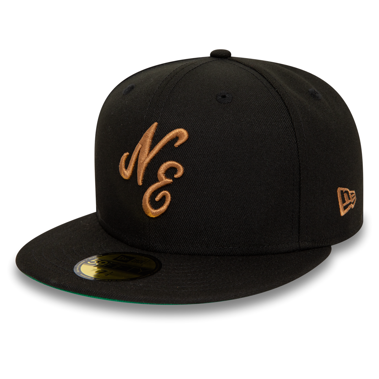 New Era 59FIFTY Script Black Cap