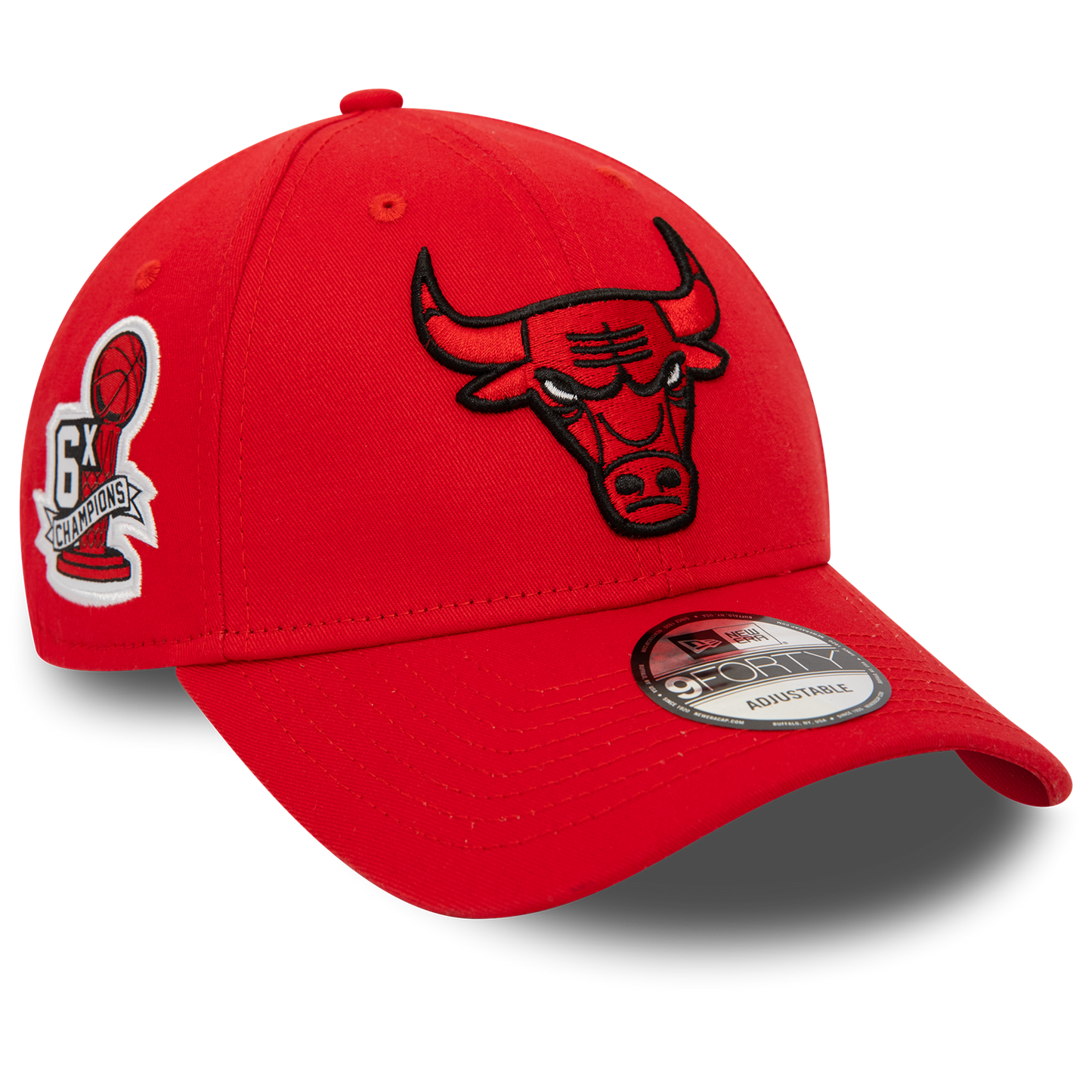 Chicago Bulls 9FORTY Side Patch Red Cap