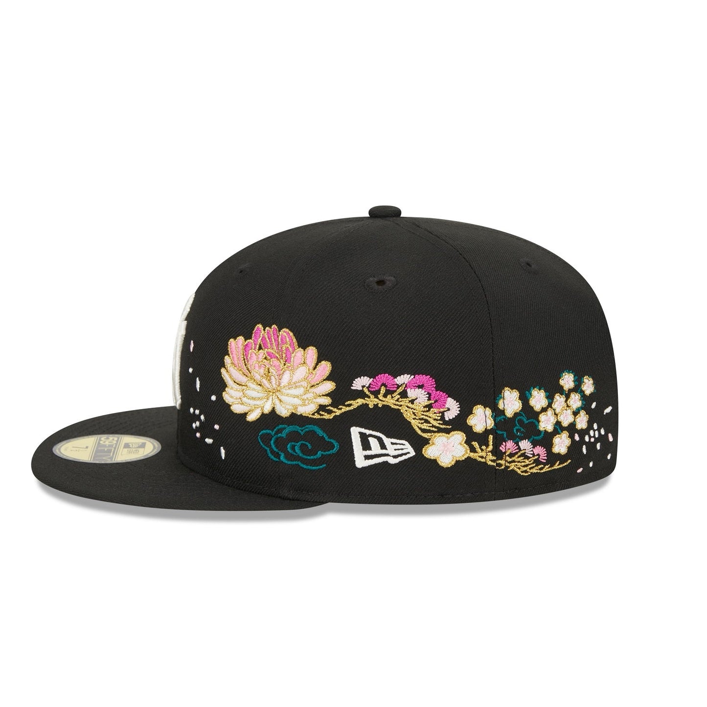 New York Yankees 59FIFTY Cherry Blossom Black Cap