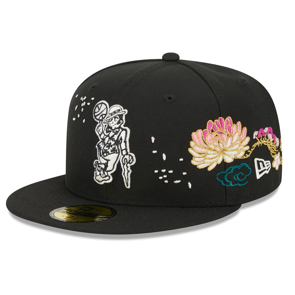 Boston Celtics 59FIFTY Cherry Blossom Black Cap
