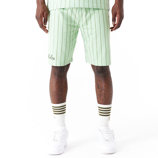 New Era Pinstripe Green Shorts