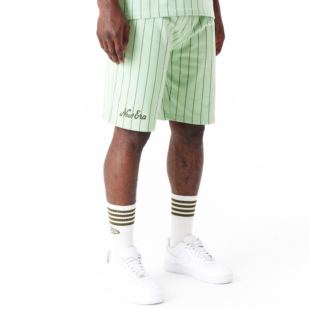 New Era Pinstripe Green Shorts
