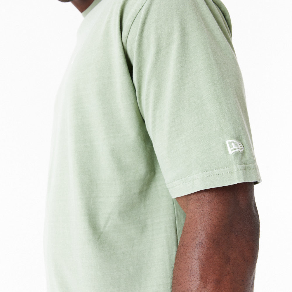 New Era Washed Over Sized Olive Tee