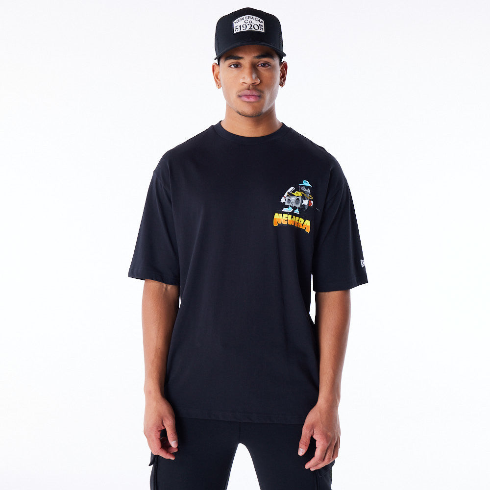 New Era Location Graphic New York Oversized Black Tee