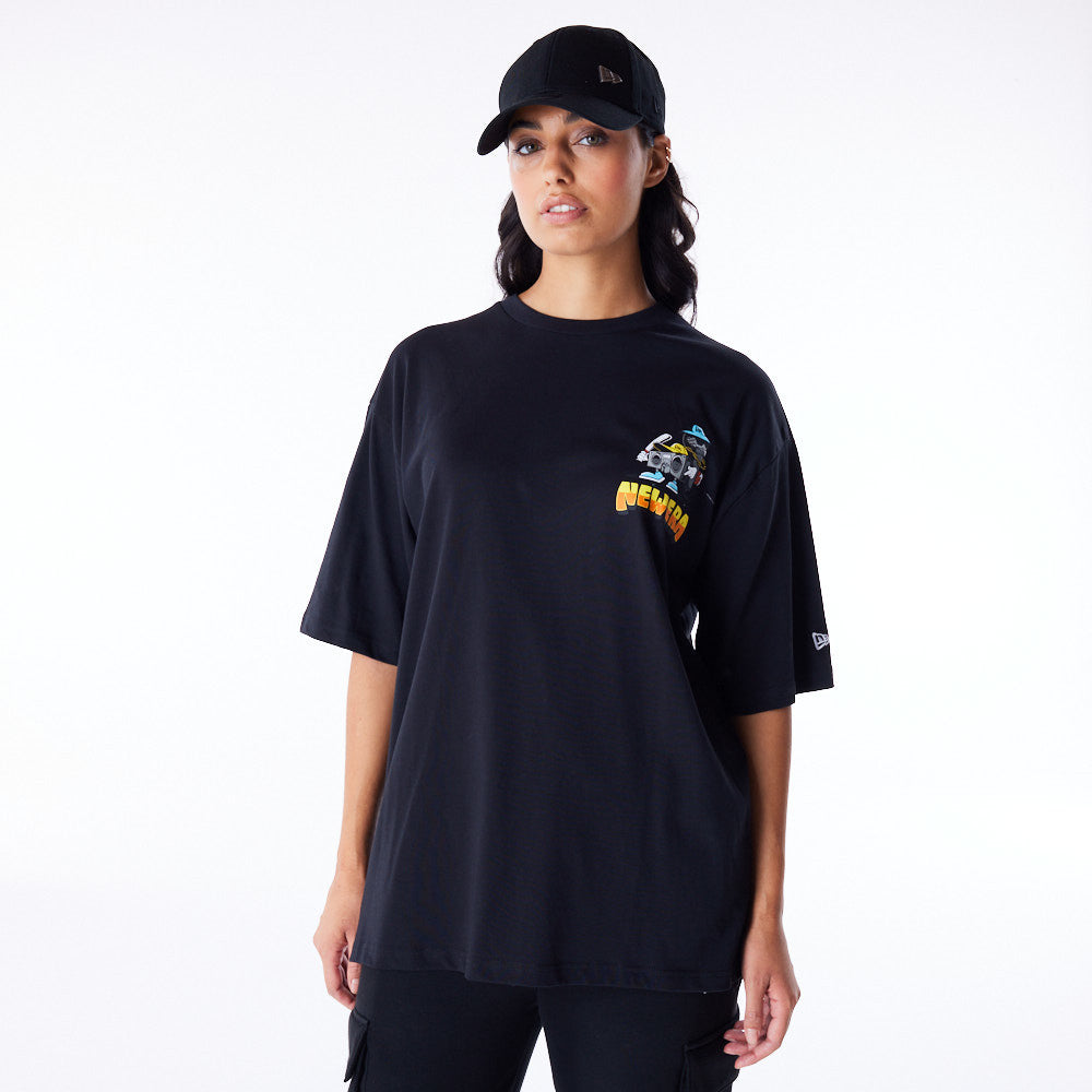 New Era Location Graphic New York Oversized Black Tee