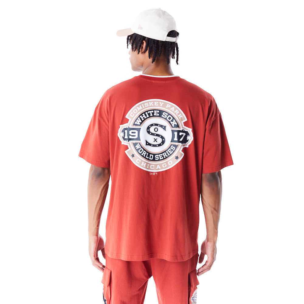 Chicago White Sox World Series Dropped Shoulder Red Tee