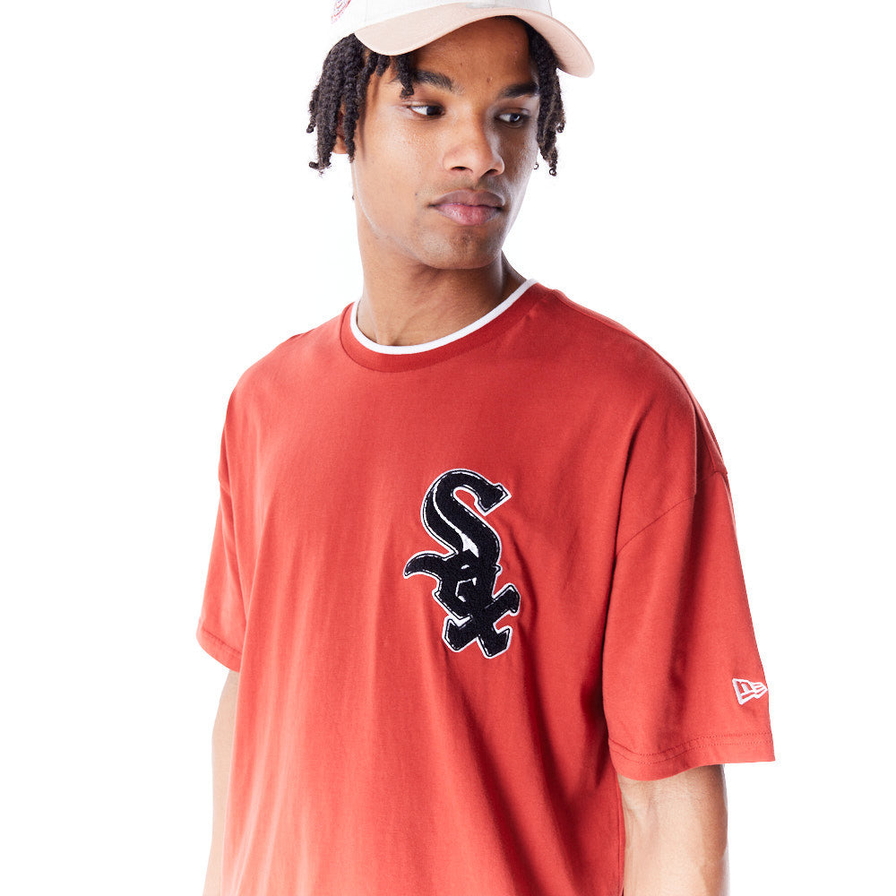 Chicago White Sox World Series Dropped Shoulder Red Tee