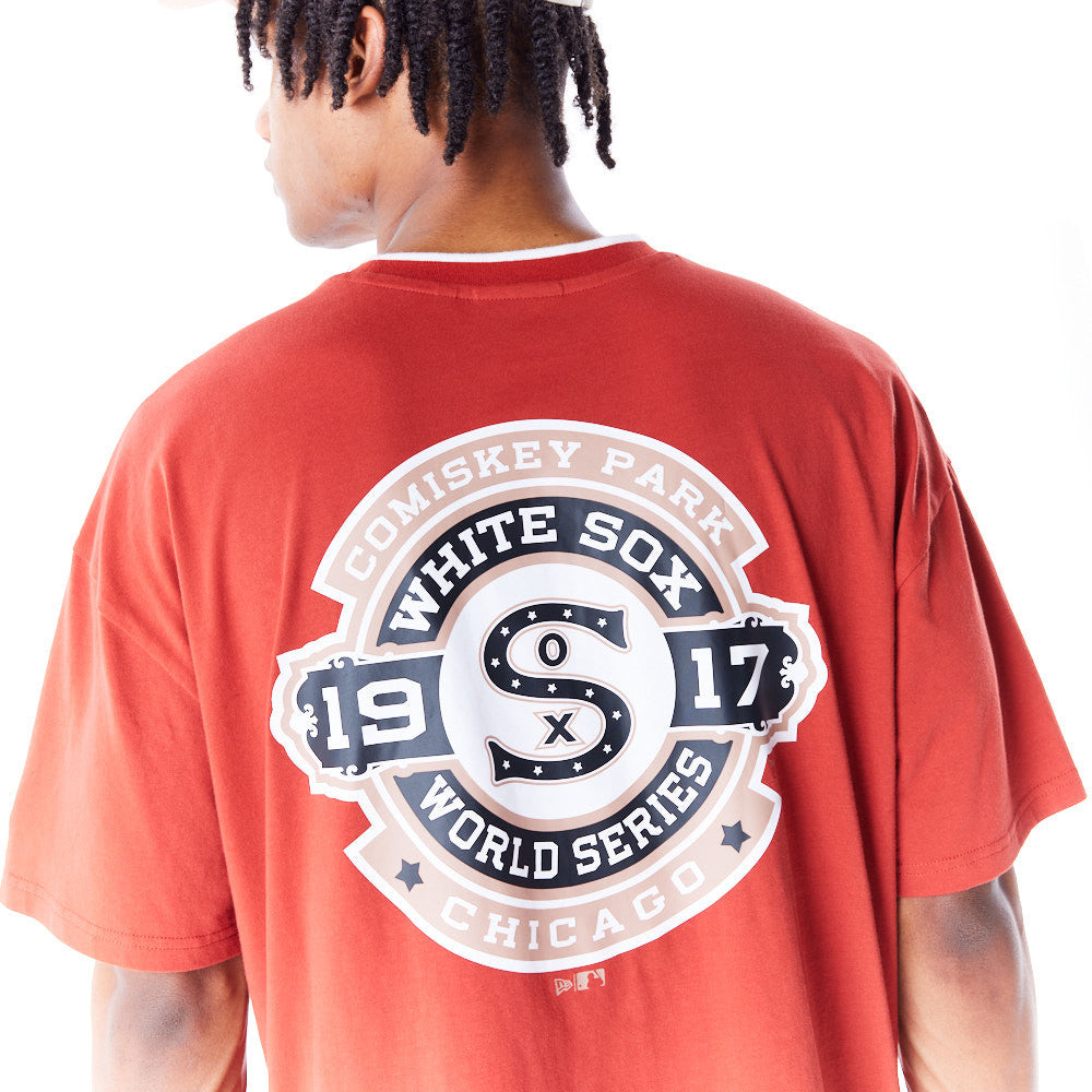 Chicago White Sox World Series Dropped Shoulder Red Tee