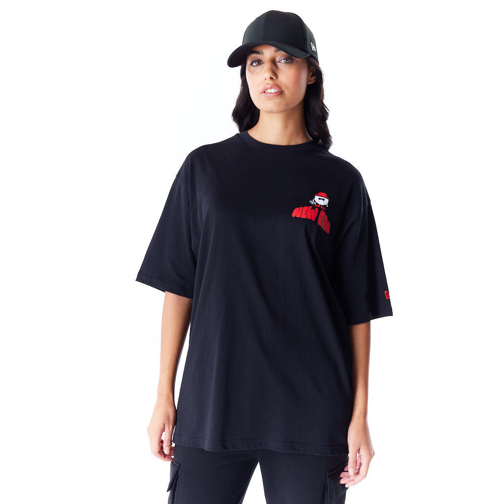 New Era New York City Graphic Oversized Black Tee