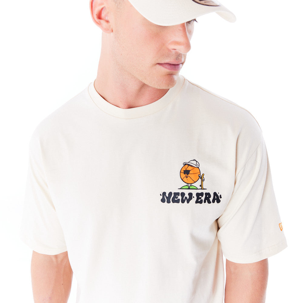 New Era Los Angeles City Graphic Oversized Stone Tee