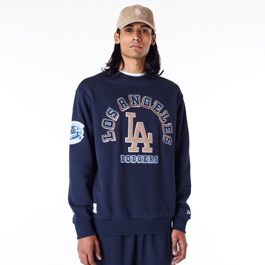 Los Angeles Dodgers World Series Oversized Navy Sweatshirt