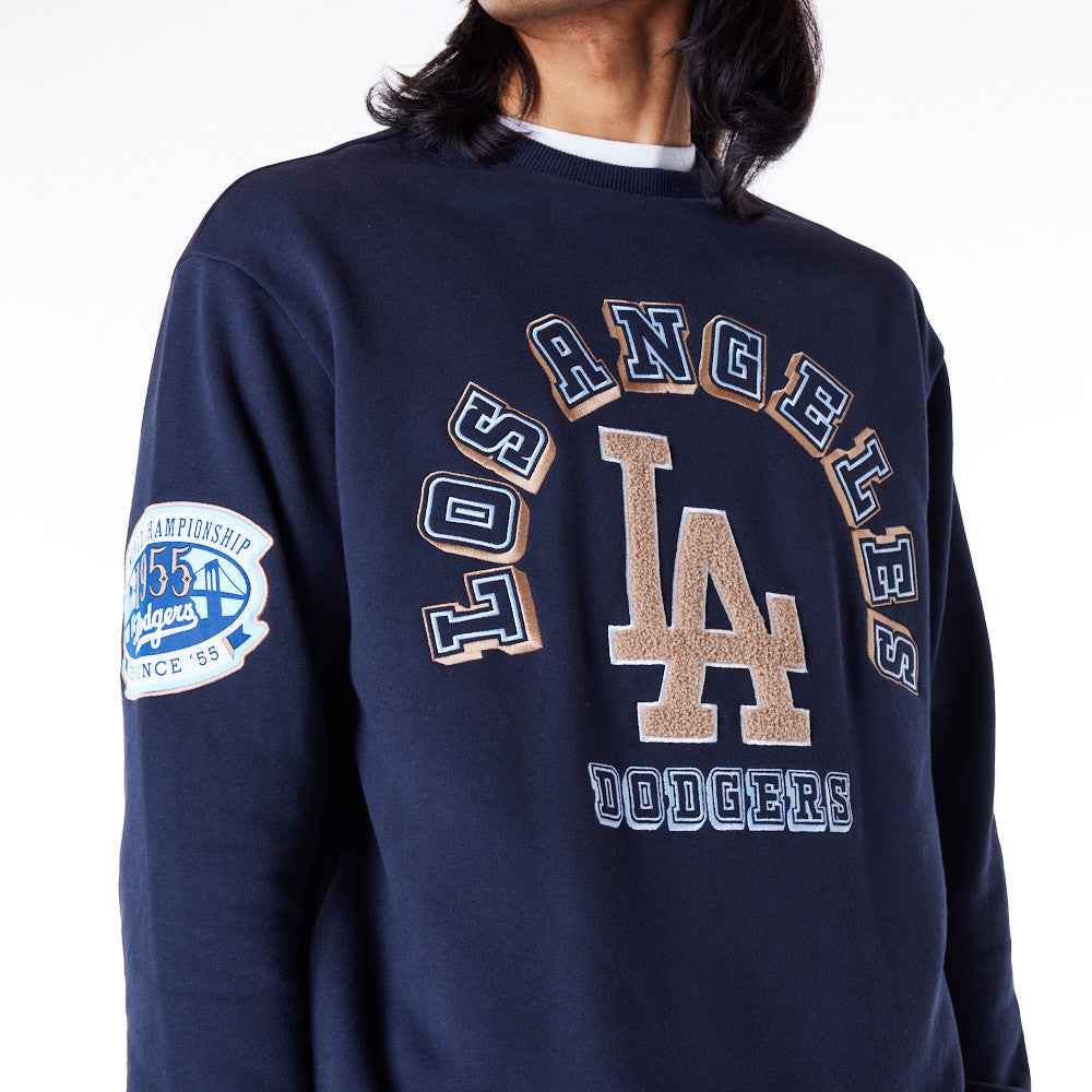 Los Angeles Dodgers World Series Oversized Navy Sweatshirt